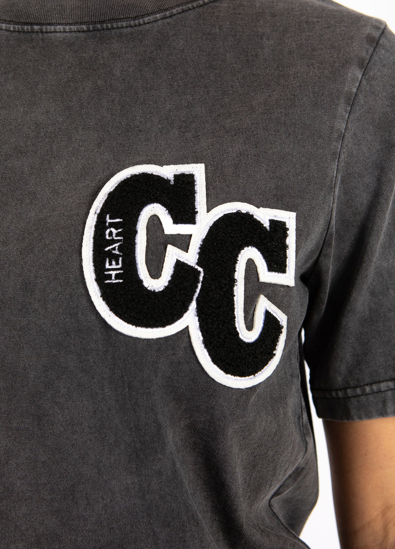 CC Heart CC HEART COLLEGE TEE T-Shirt Washed grey - 199