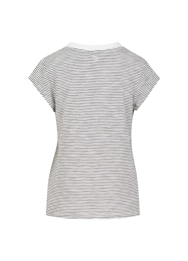 CC Heart CC HEART ELLEN STREIFEN KURZARM T-SHIRT T-Shirt Black stripe - 107