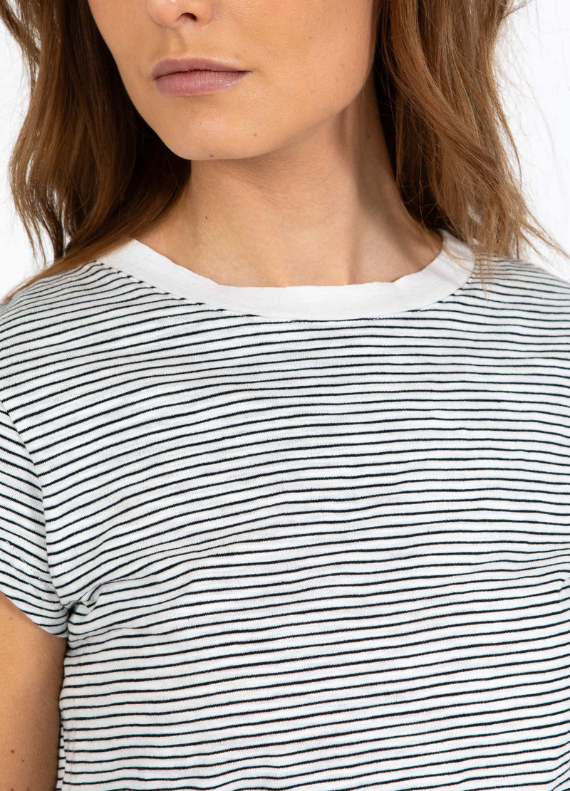 CC Heart CC HEART ELLEN STREIFEN KURZARM T-SHIRT T-Shirt Black stripe - 107