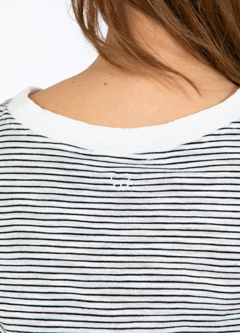 CC Heart CC HEART ELLEN STREIFEN KURZARM T-SHIRT T-Shirt Black stripe - 107