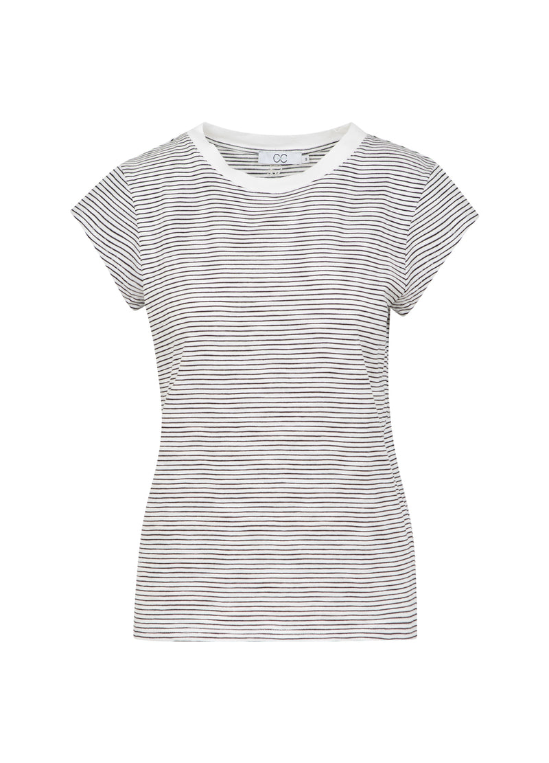 CC Heart CC HEART ELLEN STREIFEN KURZARM T-SHIRT T-Shirt Black stripe - 107