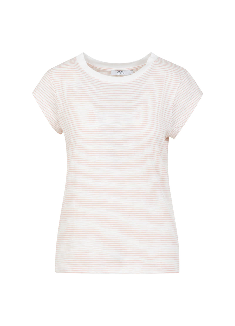 CC Heart CC HEART ELLEN STREIFEN KURZARM T-SHIRT T-Shirt Rose stripe - 646