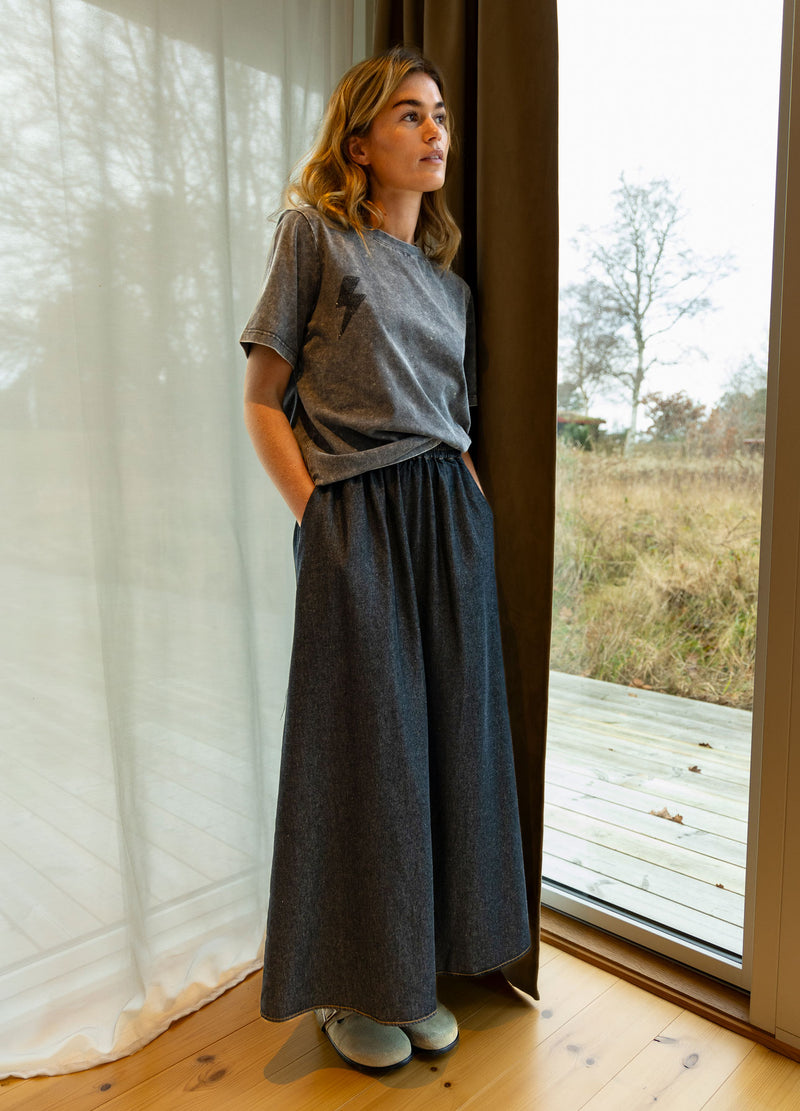 CC Heart CC HEART ELLIS JEANSROCK Skirt Black blue denim - 150