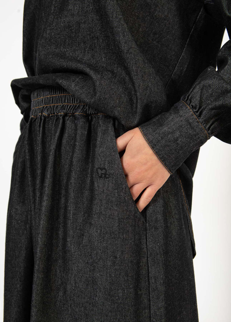 CC Heart CC HEART ELLIS JEANSROCK Skirt Black blue denim - 150