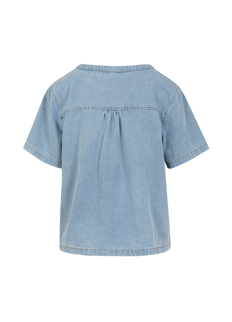 CC Heart CC HEART ELLIS KURZE JEANSBLUSE Shirt/Blouse Blue denim - 510
