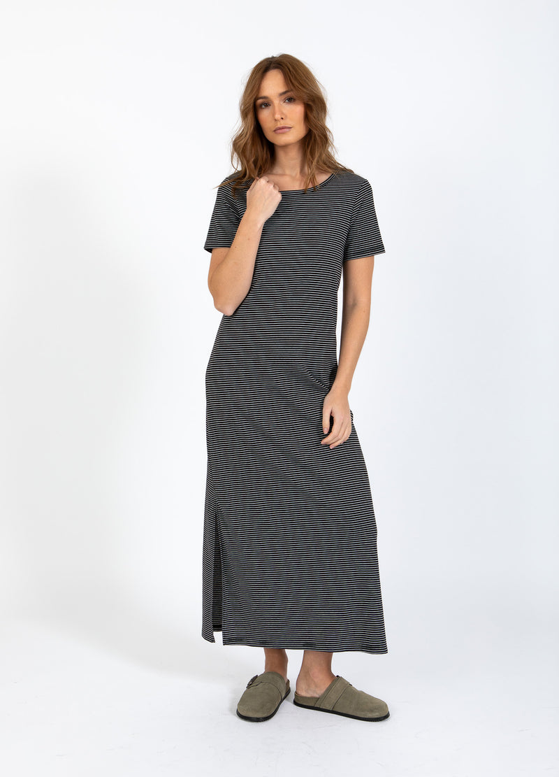 CC Heart CC HEART ELYSE LOCKERES KLEID Dress Black/white stripe - 102