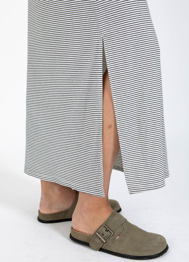 CC Heart CC HEART ELYSE LOCKERES KLEID Dress White/black stripe - 269