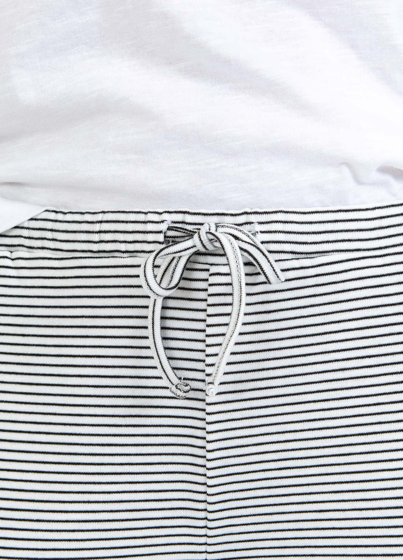 CC Heart CC HEART ELYSE LOCKERE JERSEYHOSE Pants White/black stripe - 269