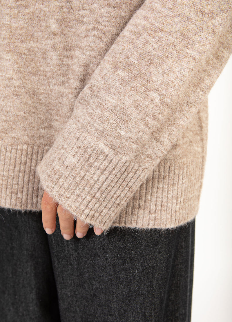 CC Heart CC HEART EMERIE POLO PULLOVER Knitwear Sand melange - 261