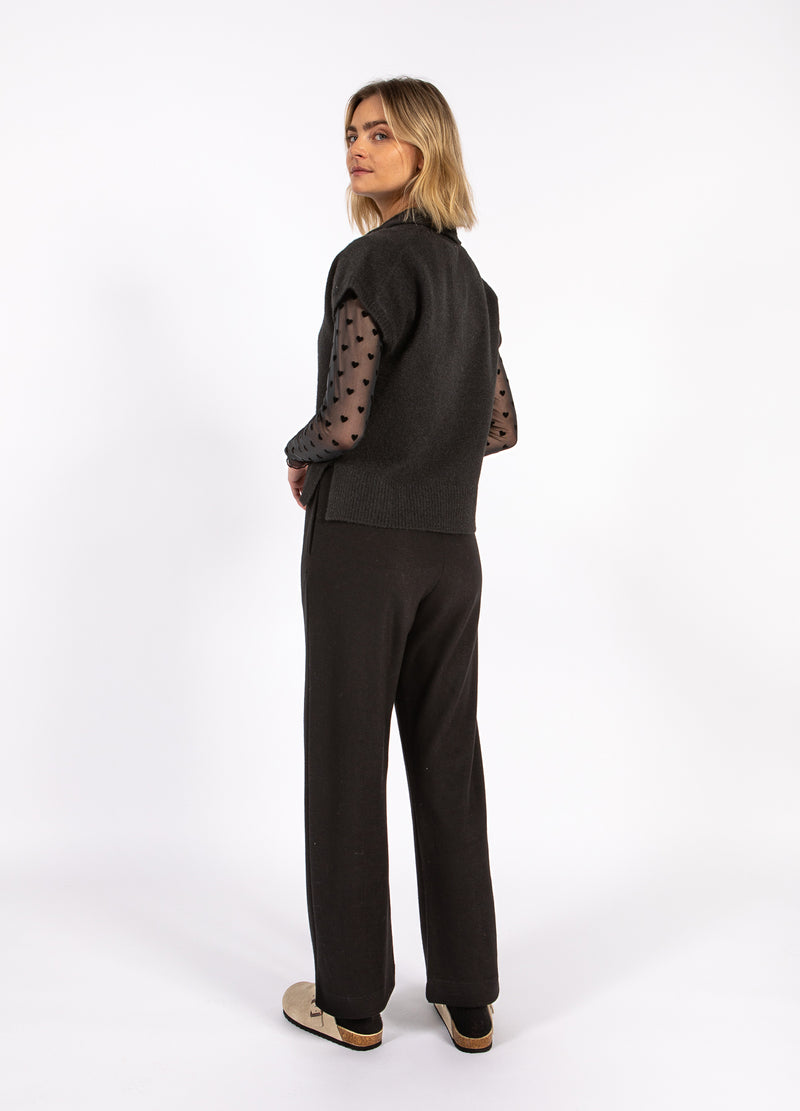 CC Heart CC HEART EMERIE STRICKPOLO TOP Knitwear Black - 100