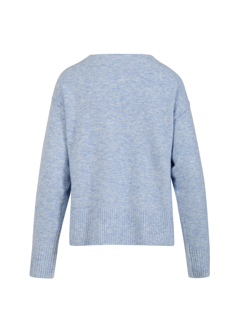 CC Heart CC HEART EMERIE V-AUSSCHNITT PULLOVER Knitwear Dream blue - 529