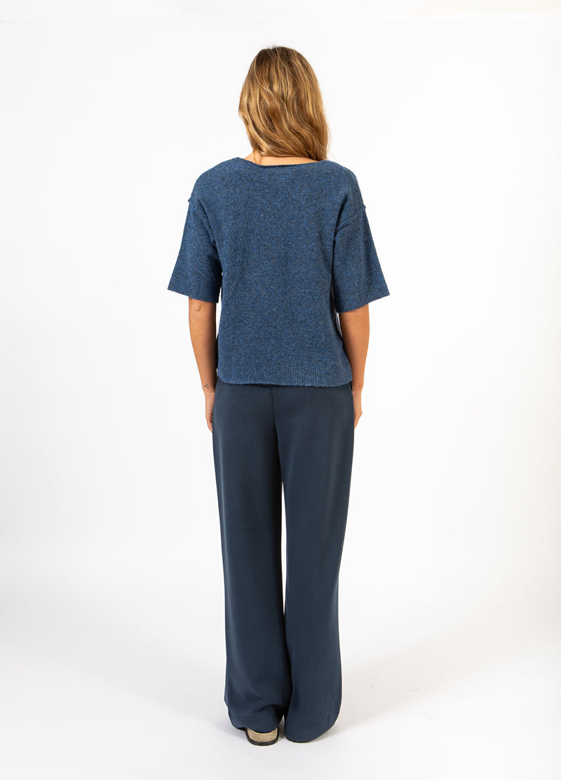 CC Heart CC HEART EMERIE V-AUSSCHNITT PULLOVER Knitwear Navy melange - 541