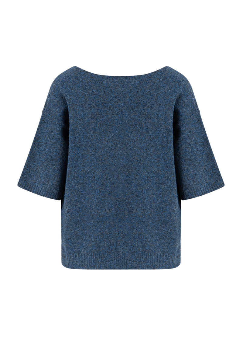 CC Heart CC HEART EMERIE V-AUSSCHNITT PULLOVER Knitwear Navy melange - 541