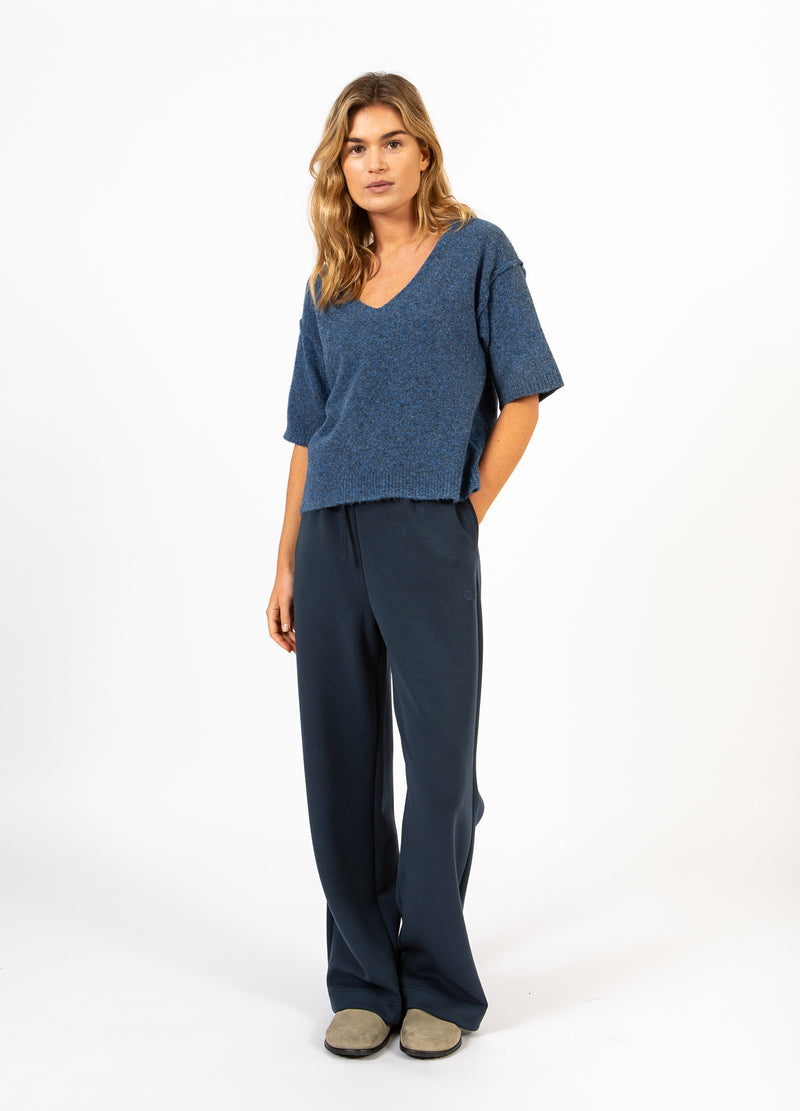 CC Heart CC HEART EMERIE V-AUSSCHNITT PULLOVER Knitwear Navy melange - 541