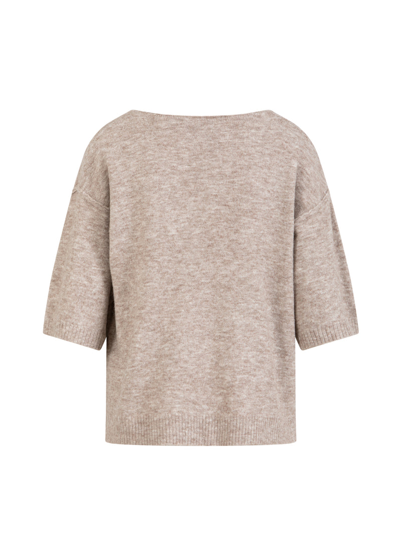 CC Heart CC HEART EMERIE V-AUSSCHNITT PULLOVER Knitwear Sand melange - 261