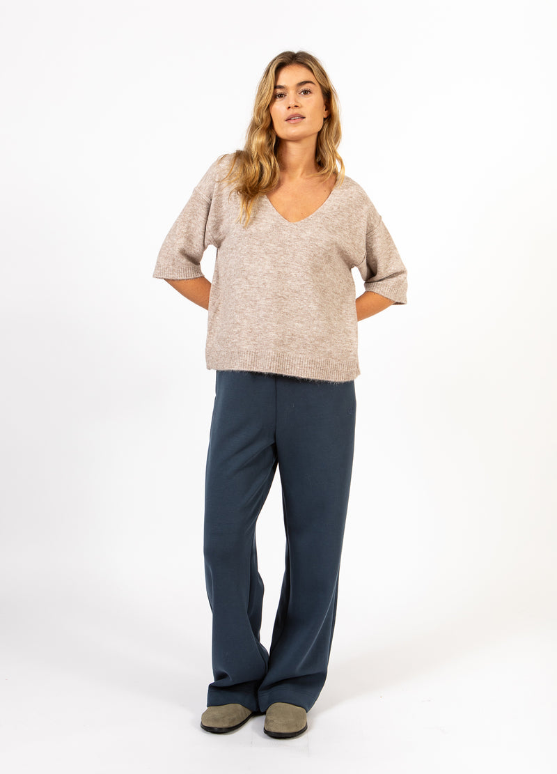 CC Heart CC HEART EMERIE V-AUSSCHNITT PULLOVER Knitwear Sand melange - 261
