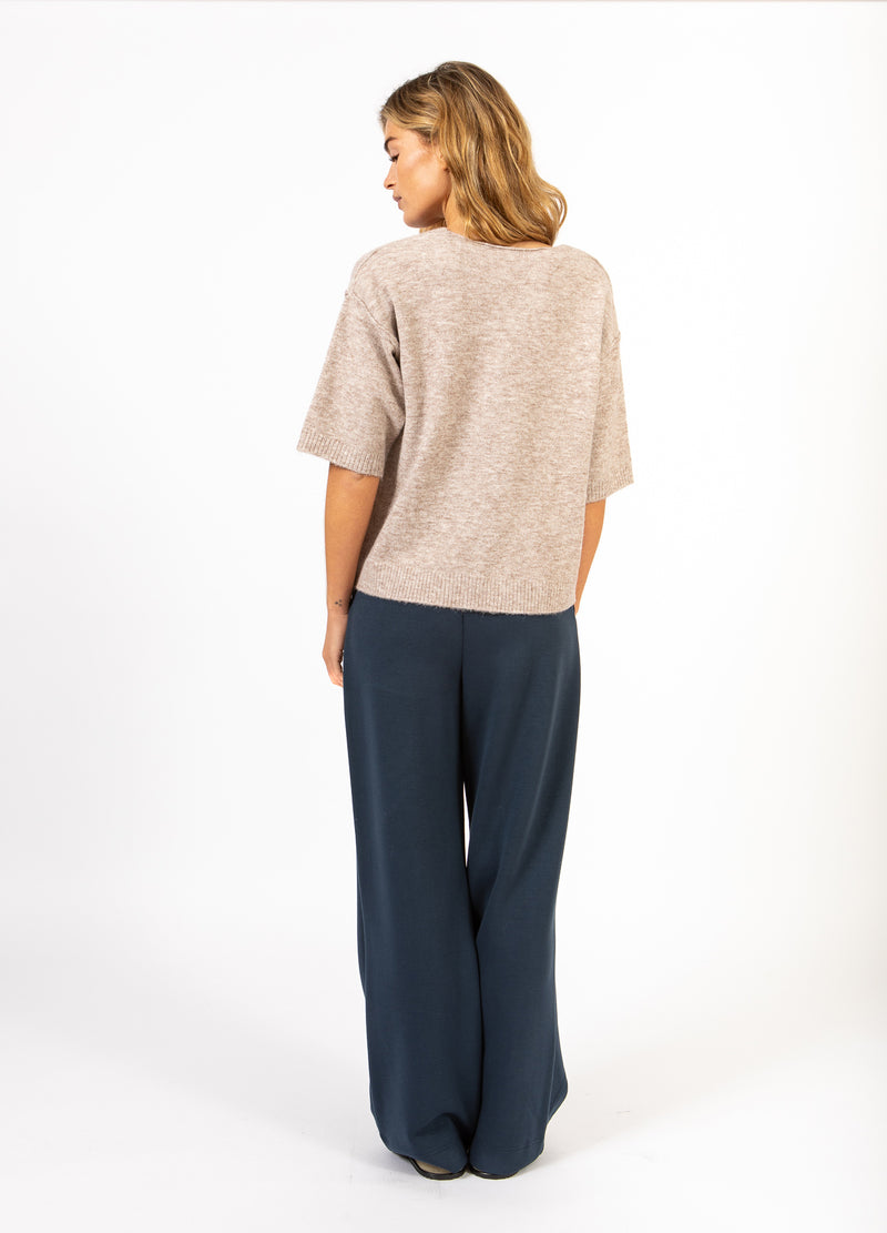 CC Heart CC HEART EMERIE V-AUSSCHNITT PULLOVER Knitwear Sand melange - 261