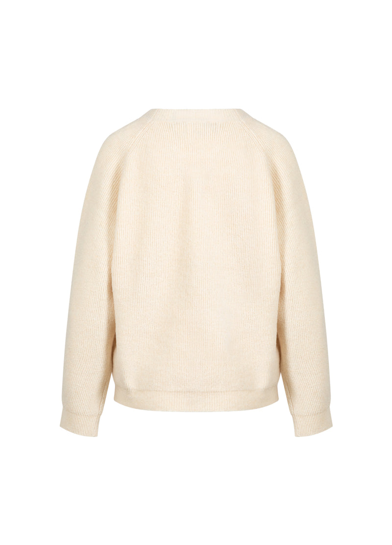 CC Heart CC HEART EMMA O-NECK PULLOVER Knitwear Creme - 241