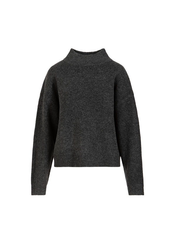 CC Heart CC HEART EMMA ROLLKRAGENSTRICK Knitwear Dark grey melange - 172