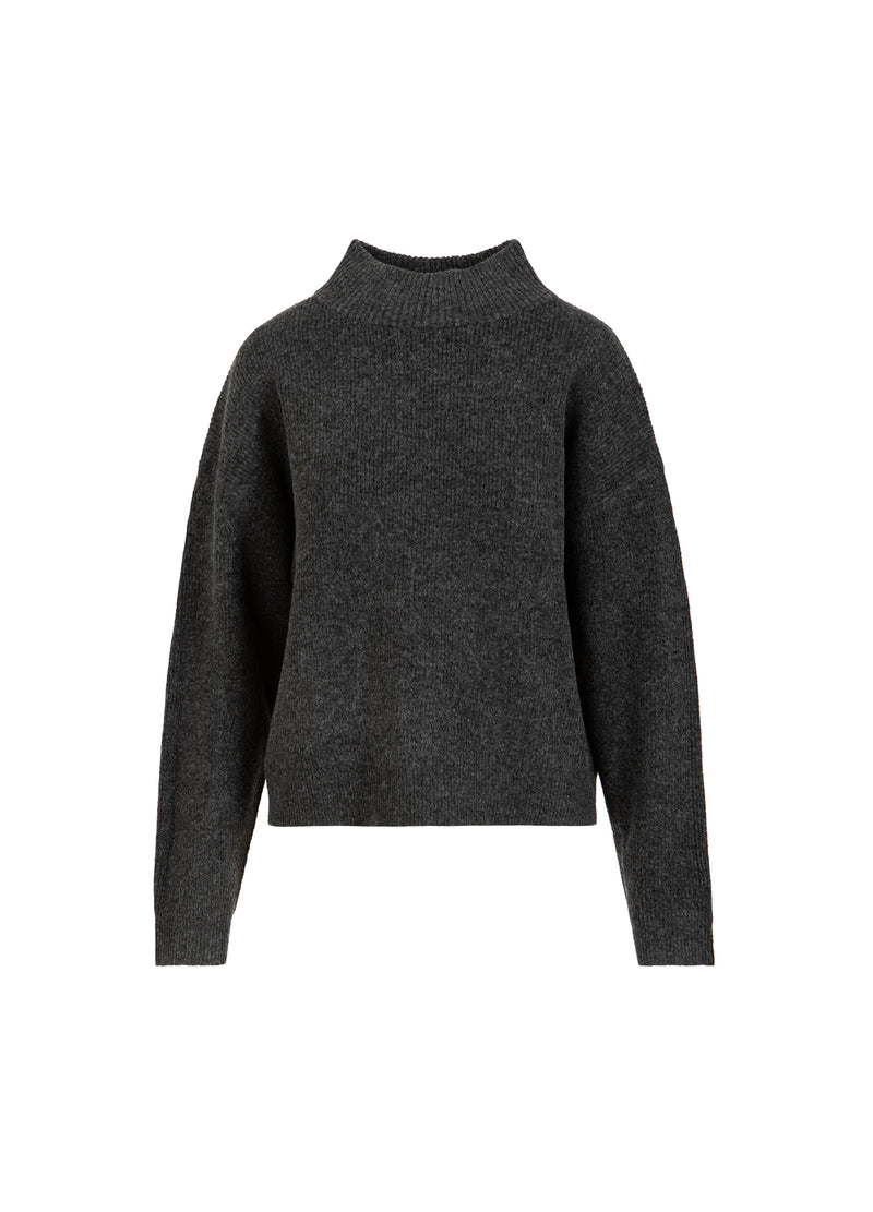 CC Heart CC HEART EMMA ROLLKRAGENSTRICK Knitwear Dark grey melange - 172