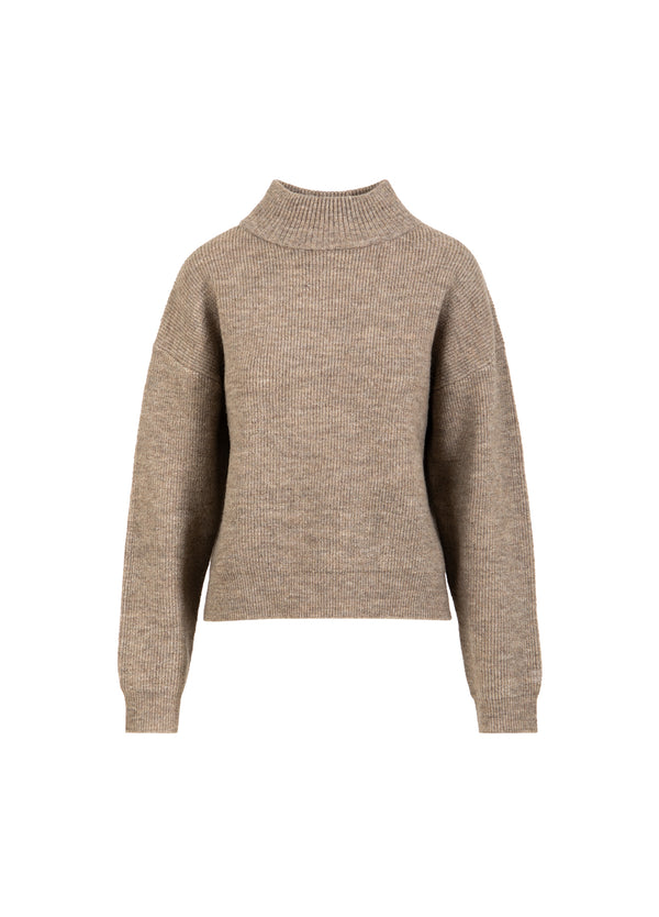 CC Heart CC HEART EMMA ROLLKRAGENSTRICK Knitwear Golden brown melange - 793