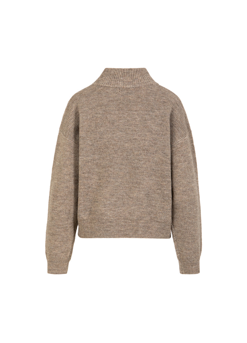 CC Heart CC HEART EMMA ROLLKRAGENSTRICK Knitwear Golden brown melange - 793