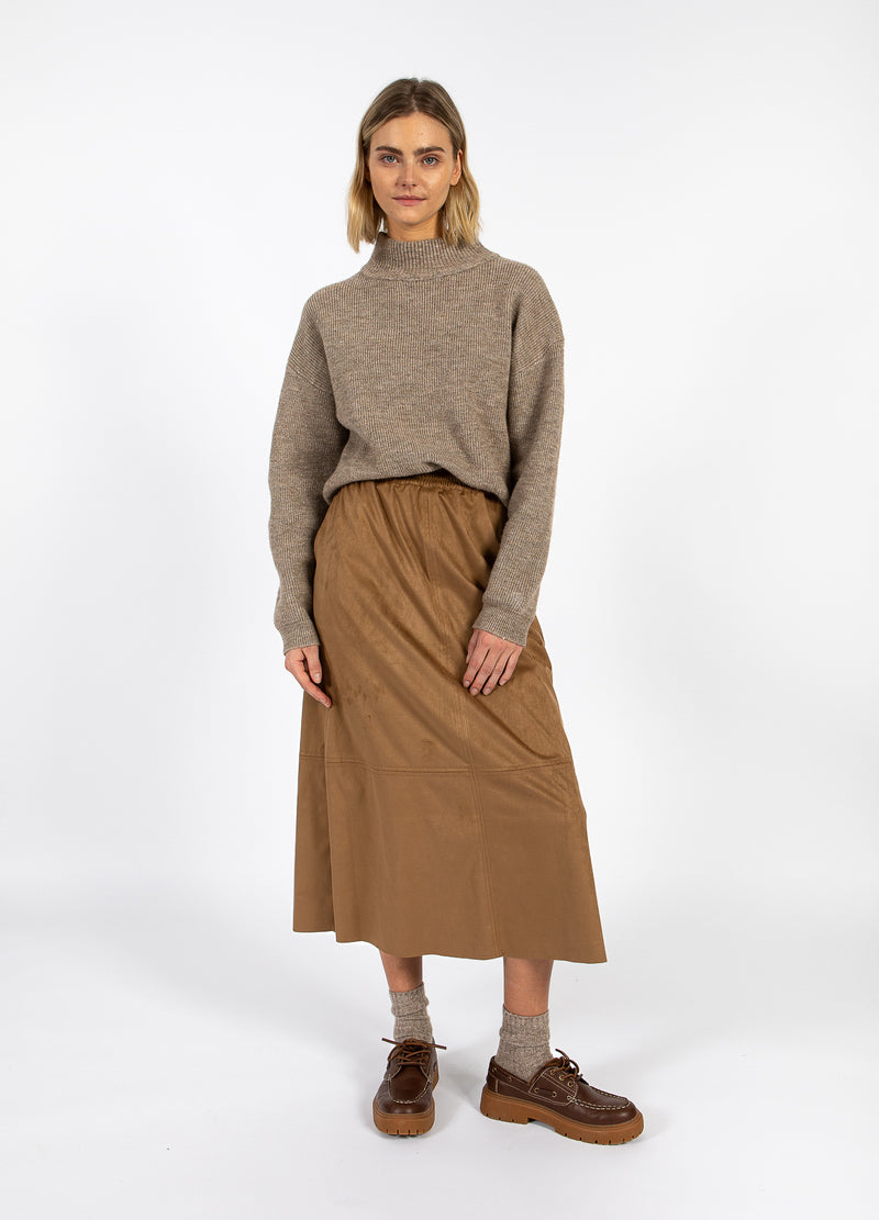 CC Heart CC HEART EMMA ROLLKRAGENSTRICK Knitwear Golden brown melange - 793
