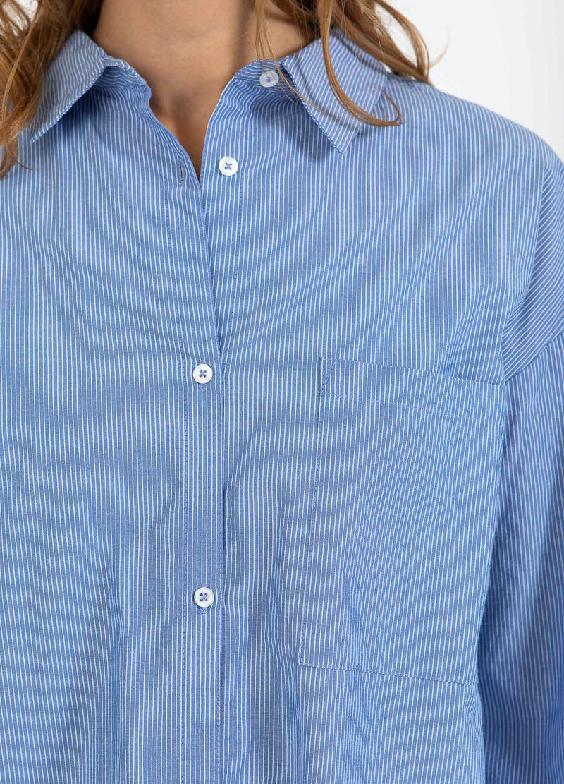 CC Heart CC HEART EMMIE SHIRT Shirt/Blouse Blue stripes - 595