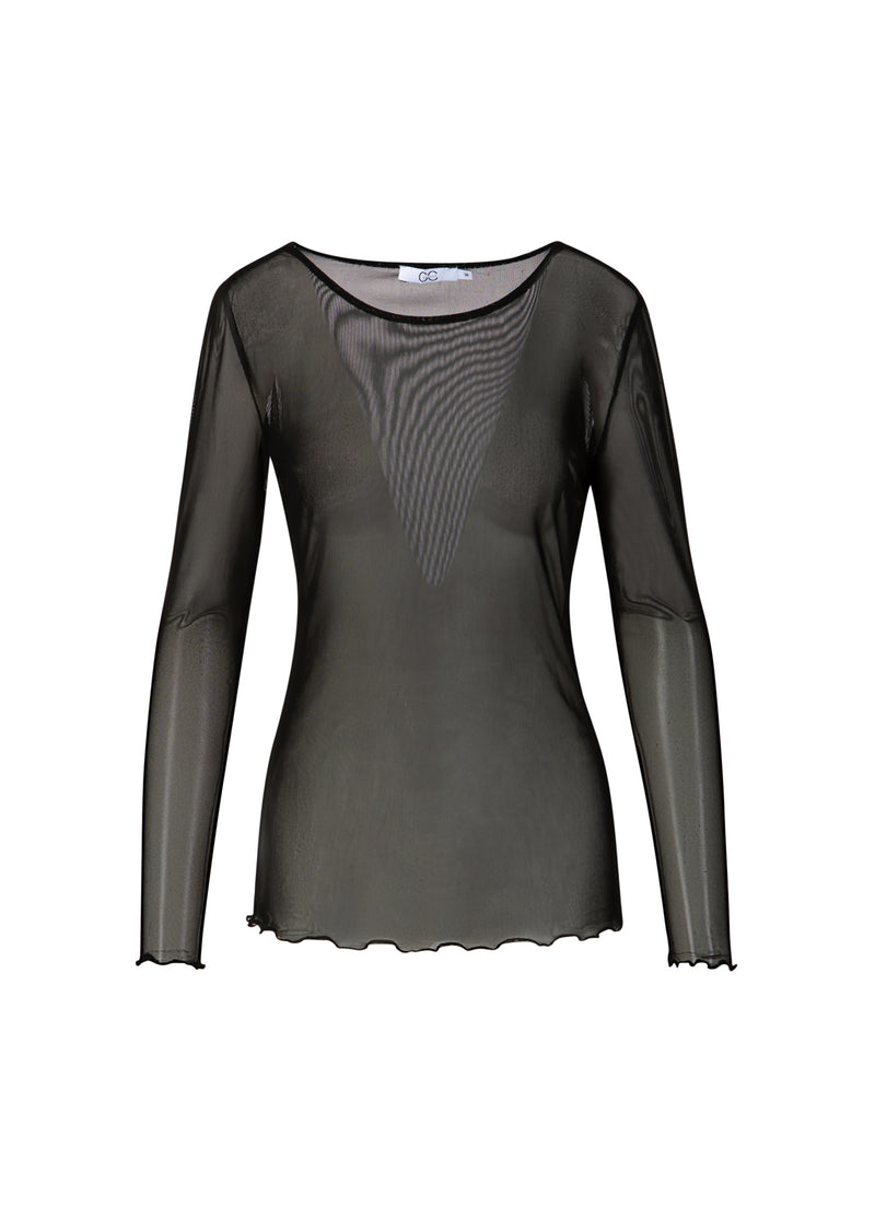 CC Heart CC HEART EVE MESH BLOUSE Shirt/Blouse Black - 100