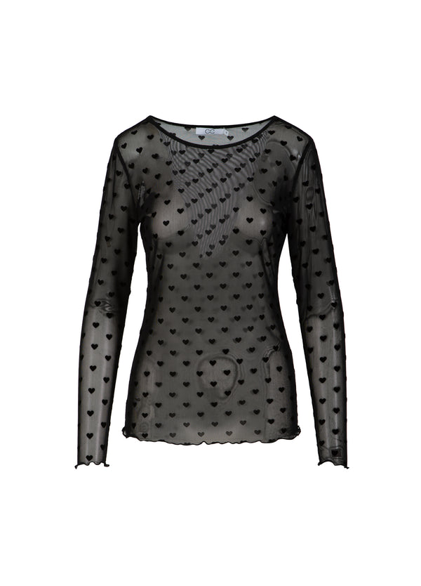 CC Heart CC HEART EVE MESH BLOUSE Shirt/Blouse Black simili - 116