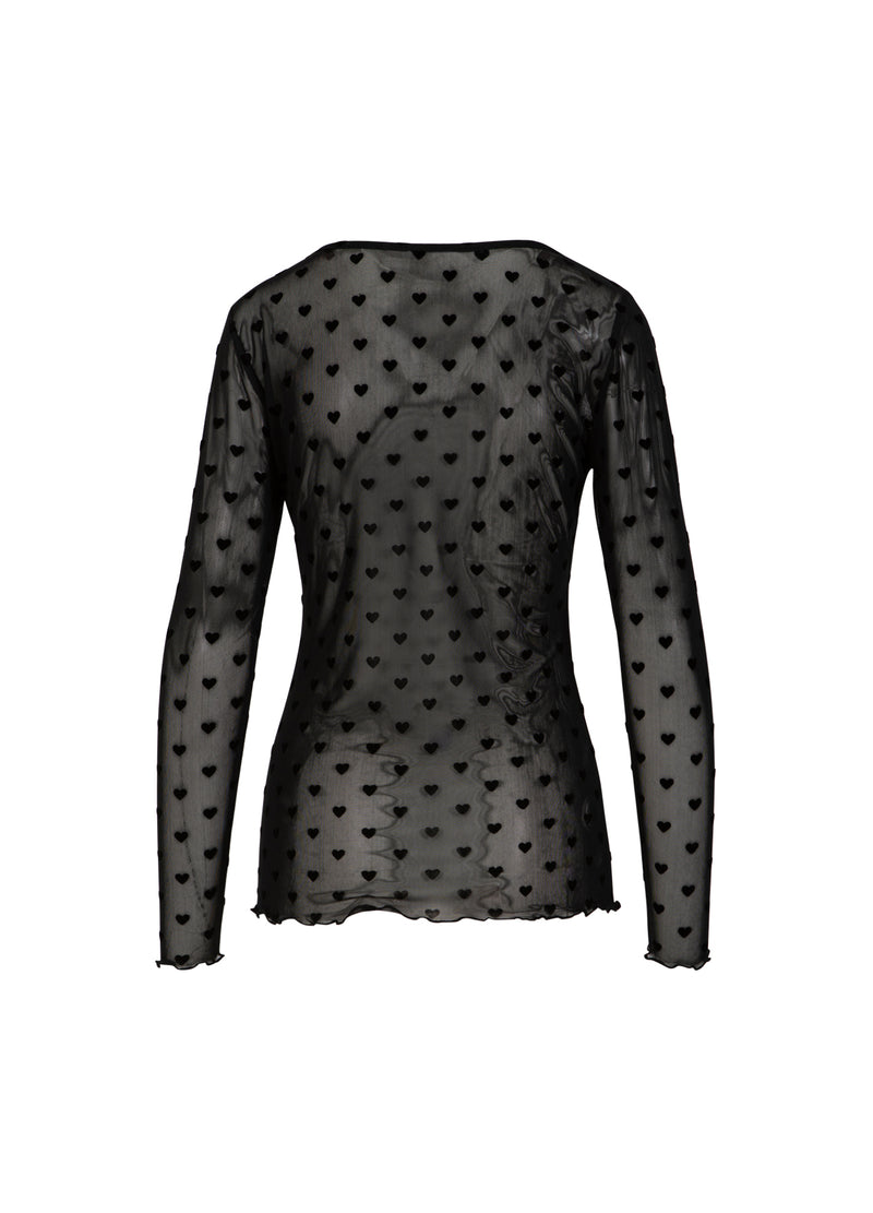 CC Heart CC HEART EVE MESH BLOUSE Shirt/Blouse Black simili - 116