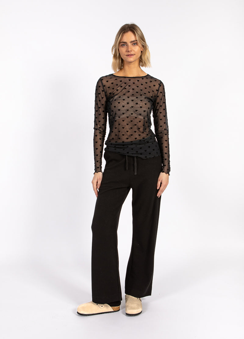 CC Heart CC HEART EVE MESH BLOUSE Shirt/Blouse Black simili - 116
