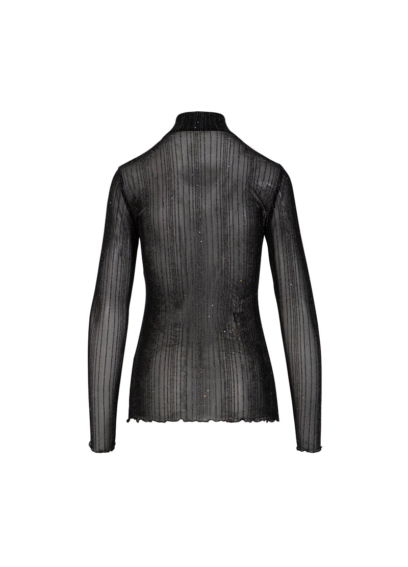 CC Heart CC HEART EVE MESH ROLLKRAGEN Shirt/Blouse Black glitter - 100