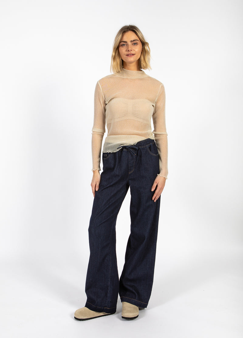 CC Heart CC HEART EVE MESH ROLLKRAGEN Shirt/Blouse Off white glitter - 201