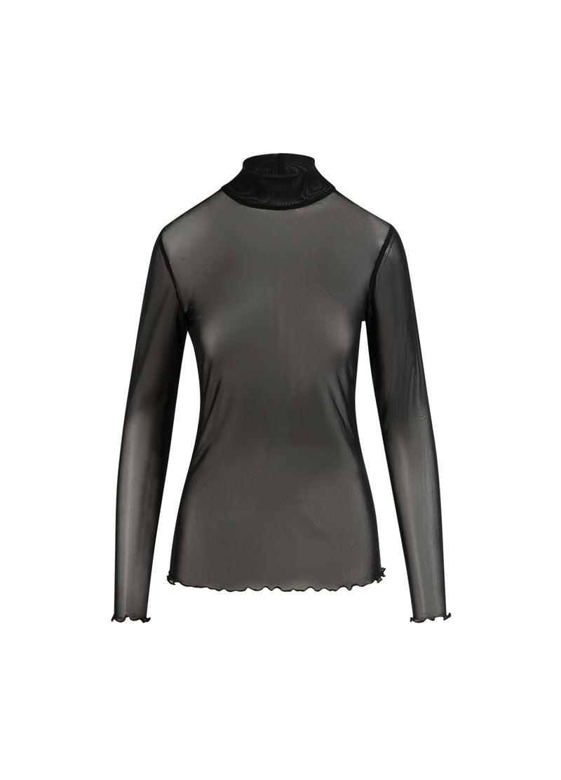 CC Heart CC HEART EVE MESH ROLLKRAGENPULLOVER Shirt/Blouse Black - 100