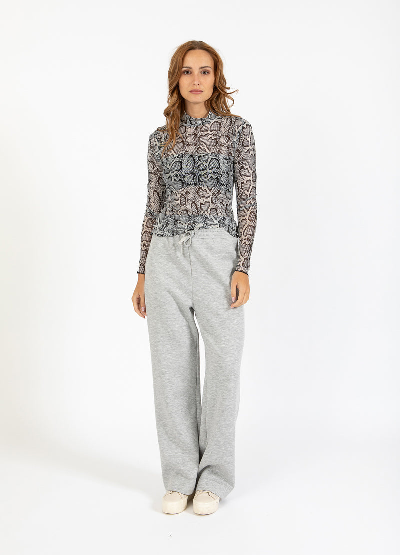 CC Heart CC HEART EVE MESH ROLLKRAGENPULLOVER Shirt/Blouse White snake print - 270