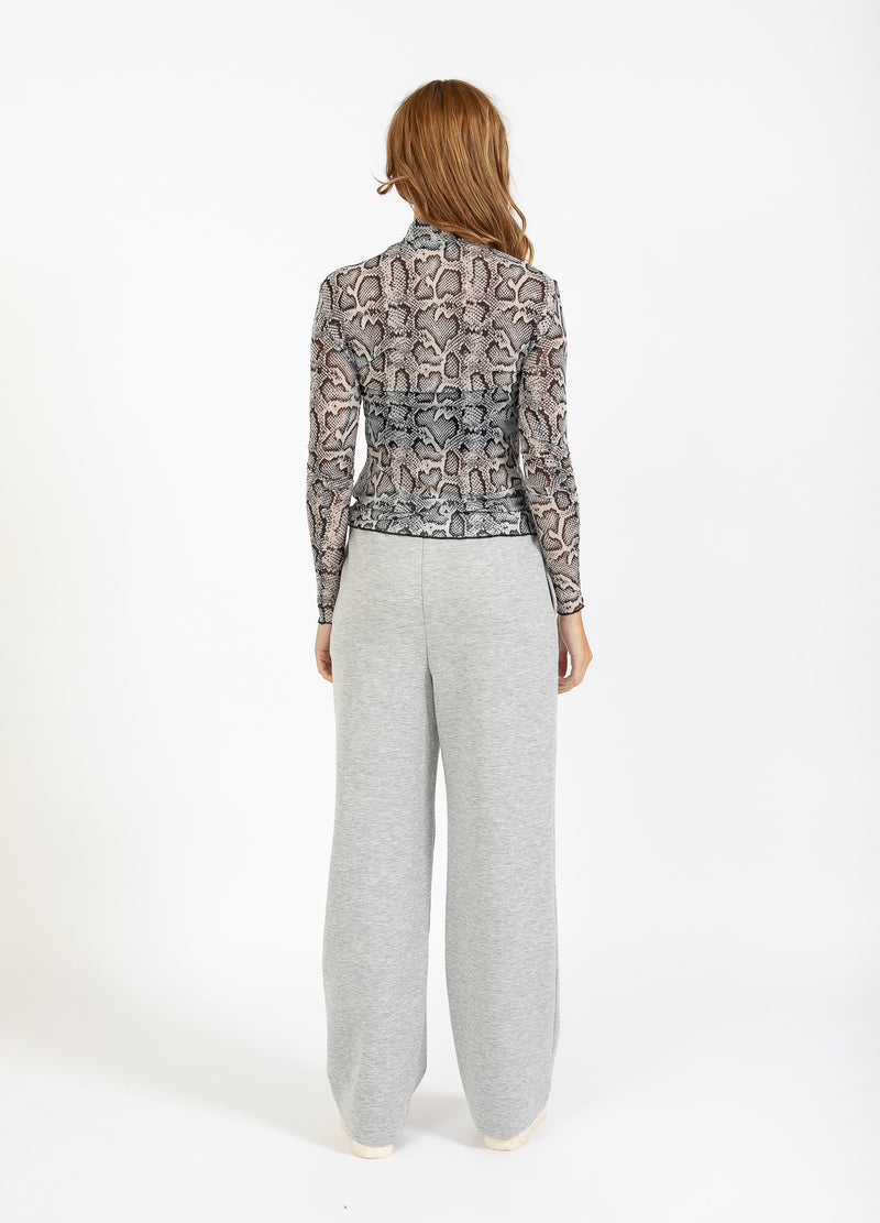 CC Heart CC HEART EVE MESH ROLLKRAGENPULLOVER Shirt/Blouse White snake print - 270