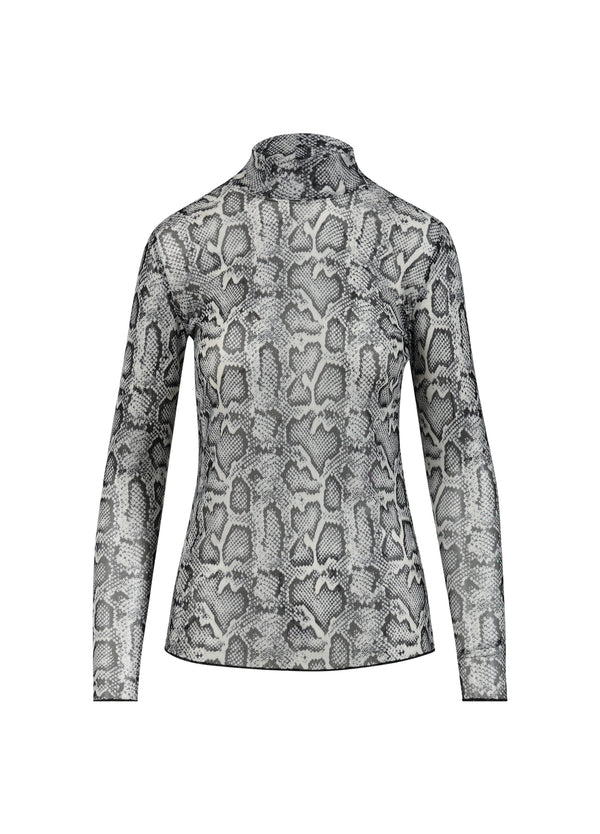 CC Heart CC HEART EVE MESH ROLLKRAGENPULLOVER Shirt/Blouse White snake print - 270