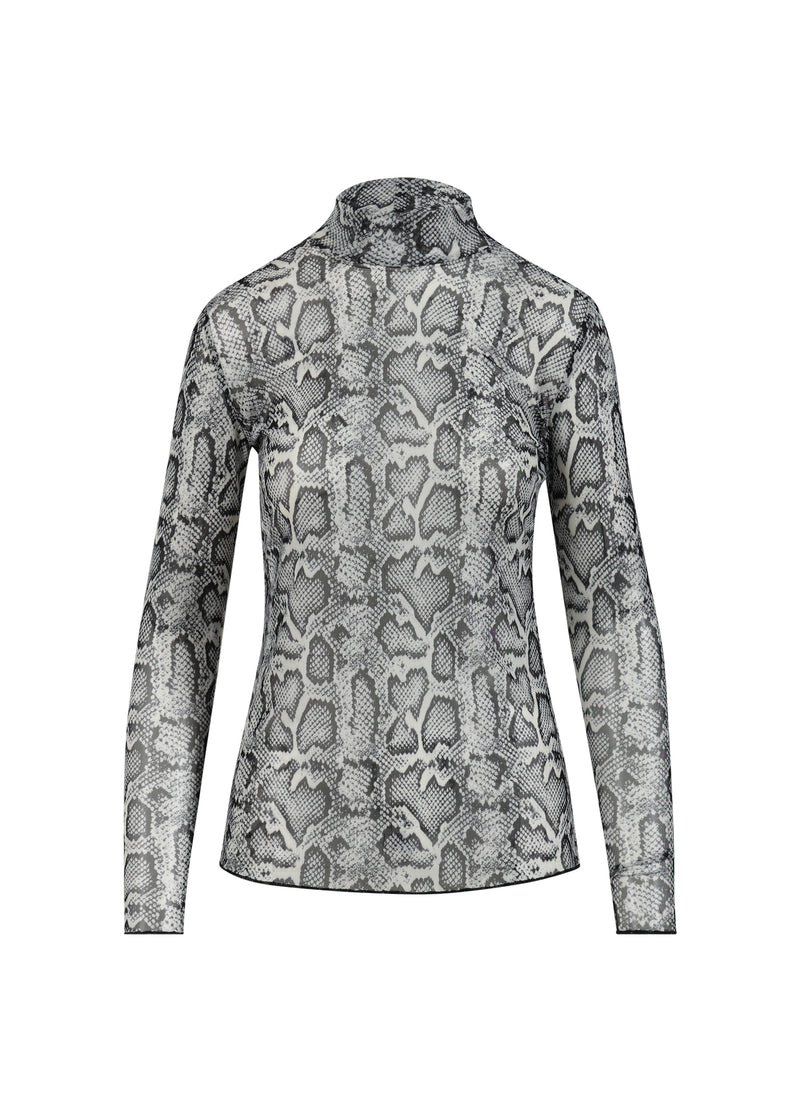 CC Heart CC HEART EVE MESH ROLLKRAGENPULLOVER Shirt/Blouse White snake print - 270