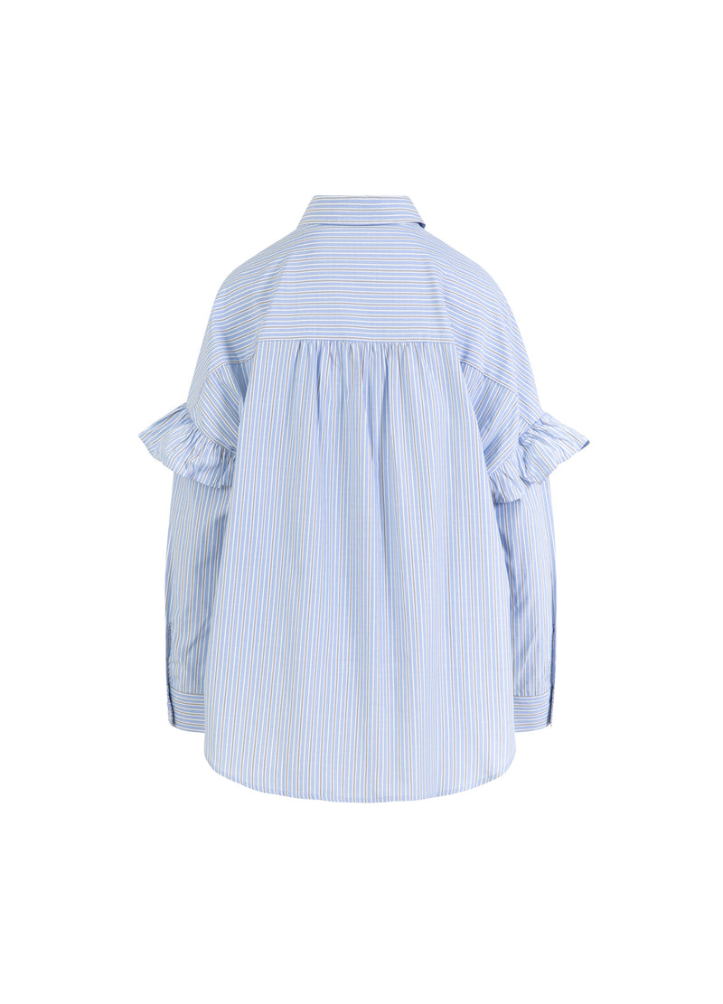 CC Heart CC HEART GIA STREIFEN RÜSCHENHEMD Shirt/Blouse Blue stripes - 595