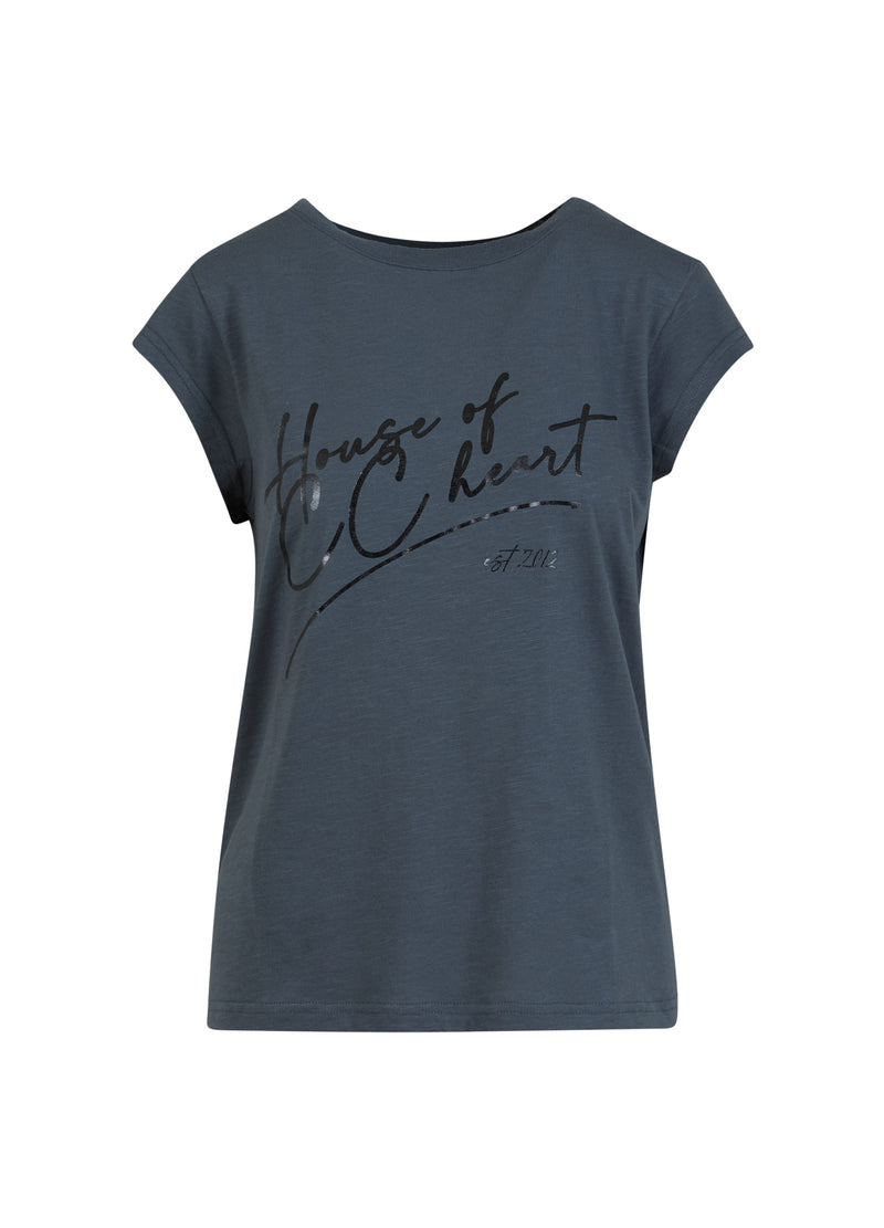 CC Heart CC HEART HOUSE T-SHIRT - KURZE ÄRMEL T-Shirt Dark Stone Grey - 149