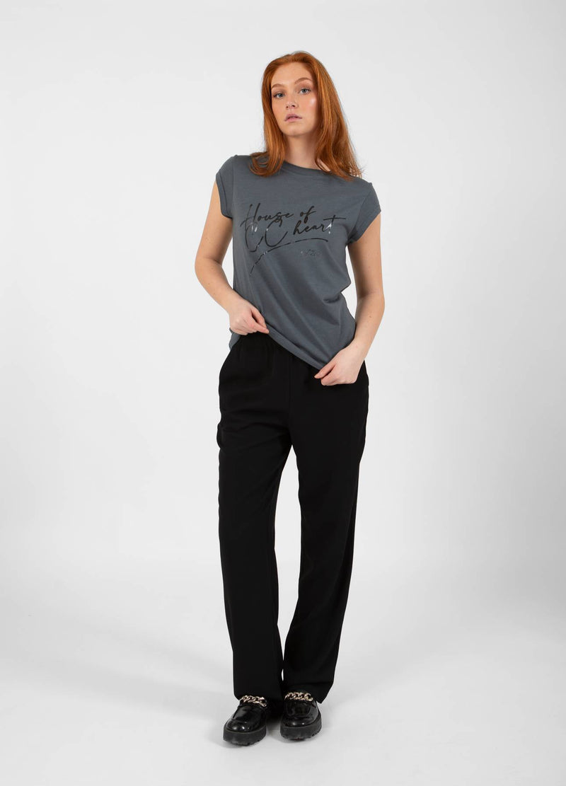 CC Heart CC HEART HOUSE T-SHIRT - KURZE ÄRMEL T-Shirt Dark Stone Grey - 149