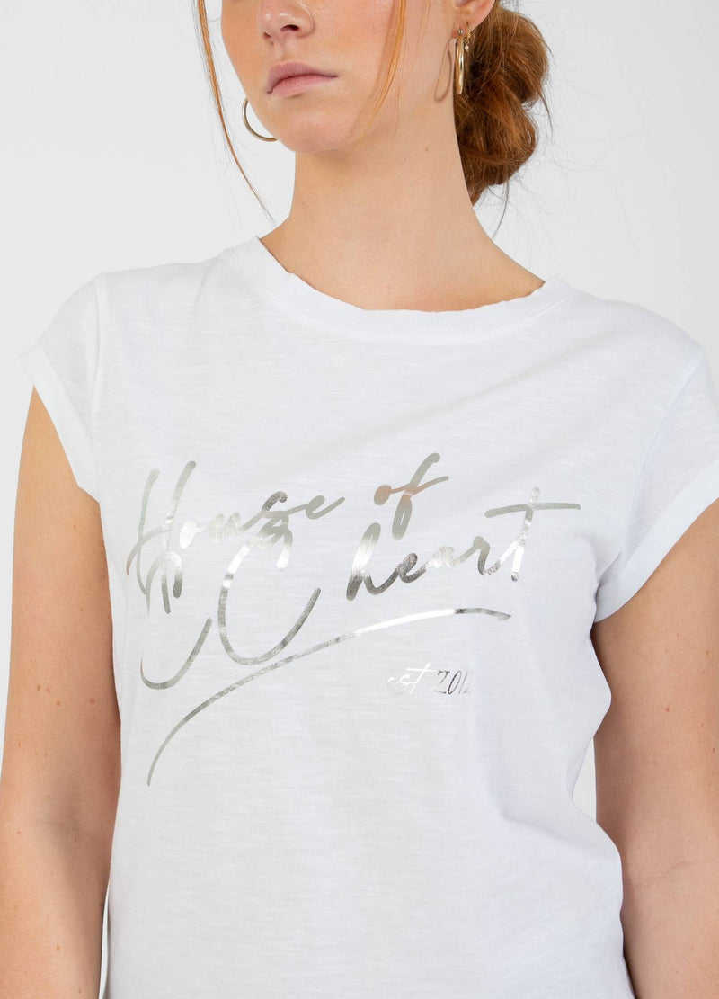 CC Heart CC HEART HOUSE T-SHIRT - KURZE ÄRMEL T-Shirt White - 200