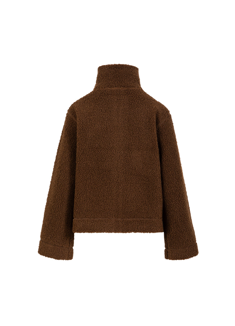 CC Heart CC HEART JAMIE FLEECE REIßVERSCHLUSS-PULLOVER Outerwear Chocolate brown - 349