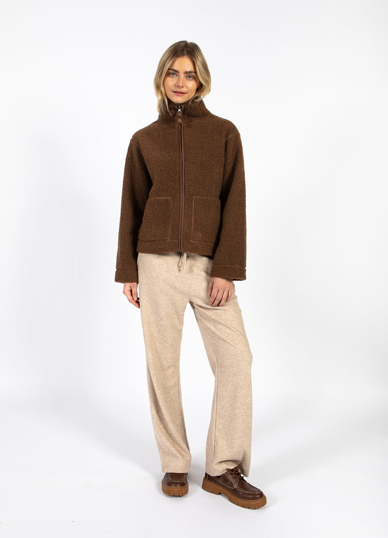 CC Heart CC HEART JAMIE FLEECE REIßVERSCHLUSS-PULLOVER Outerwear Chocolate brown - 349
