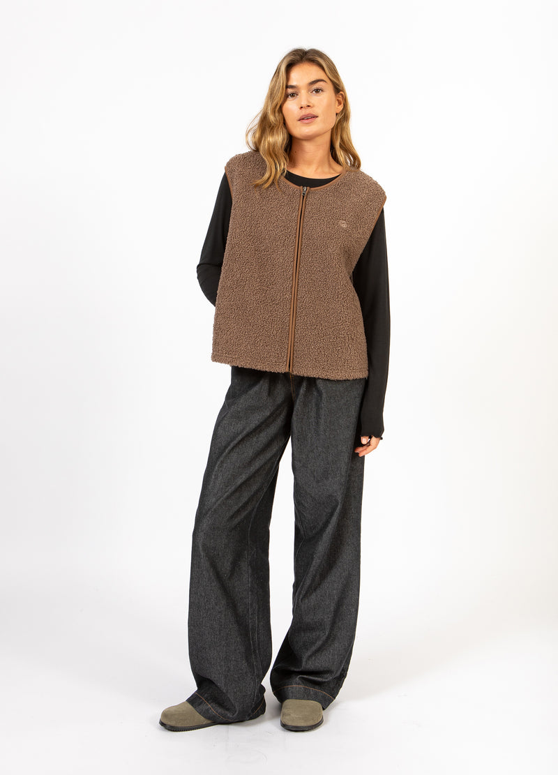 CC Heart CC HEART JAMIE FLEECE WESTE Outerwear Light nougat - 378