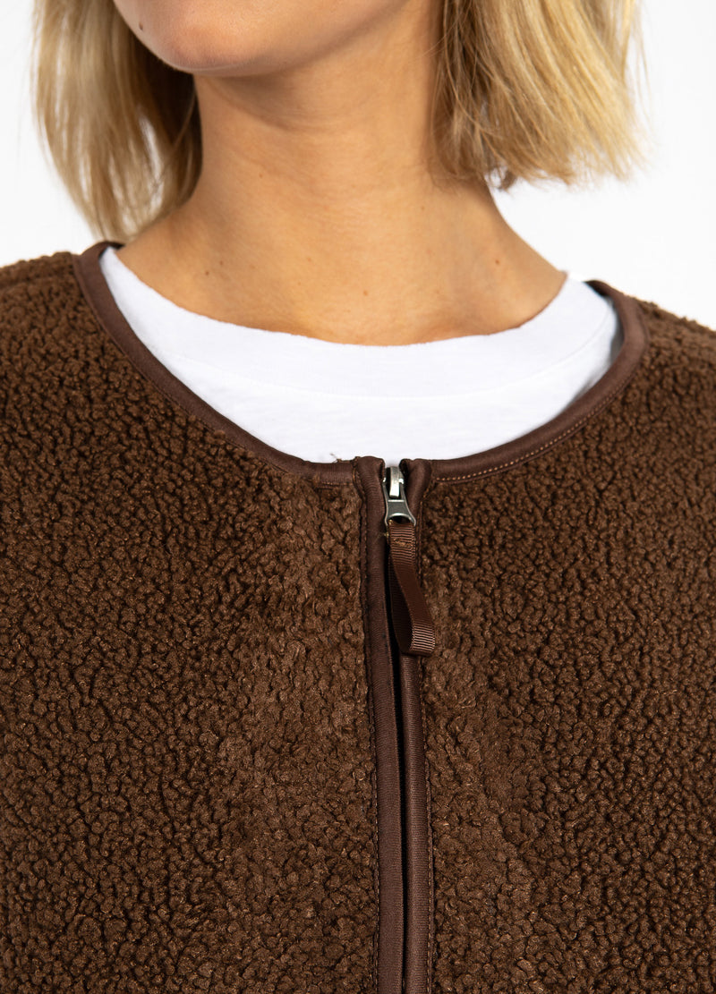 CC Heart CC HEART JAMIE FLEECE WESTE Vest Chocolate brown - 349