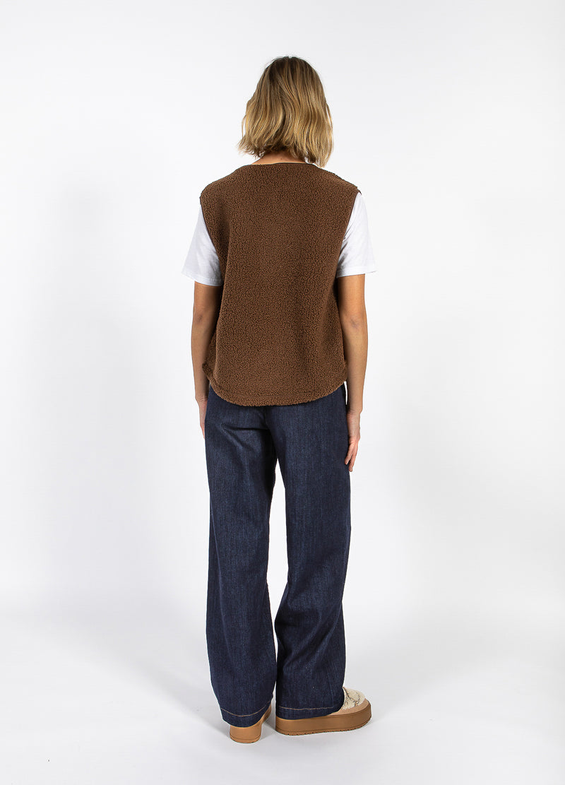 CC Heart CC HEART JAMIE FLEECE WESTE Vest Chocolate brown - 349