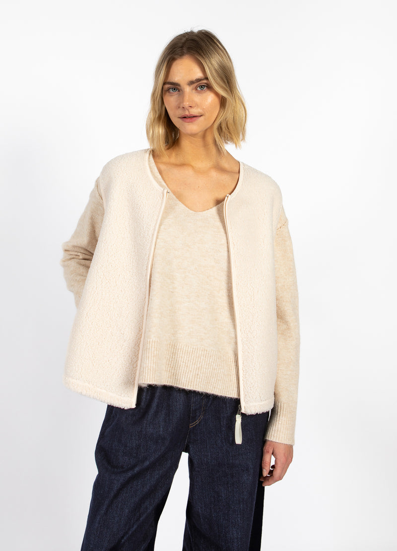 CC Heart CC HEART JAMIE FLEECE WESTE Vest Off White - 202