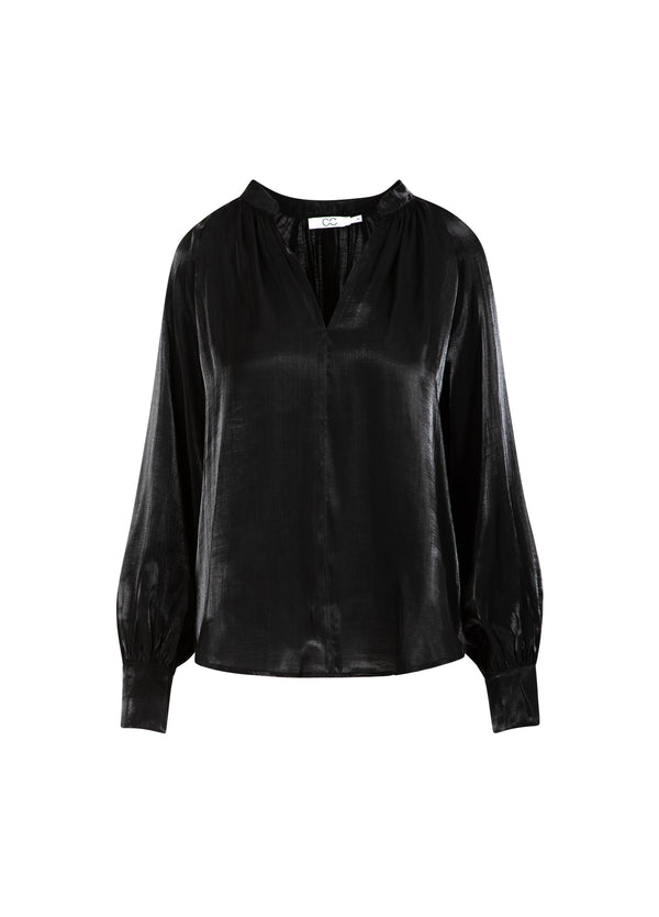 CC Heart CC HEART JOLIE BLUSE MIT RÜSCHEN Shirt/Blouse Black - 100